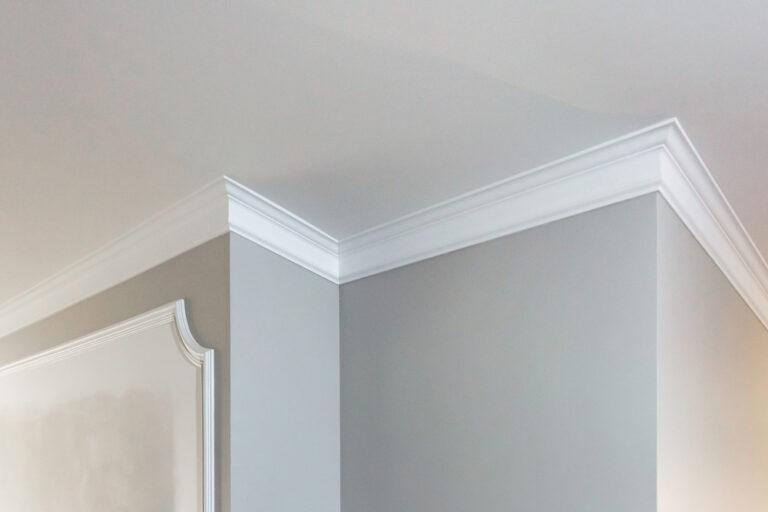 Home with elegant picture rail moulding